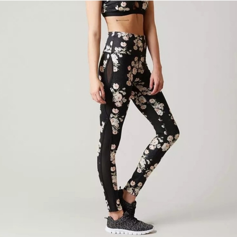 Free People Movement Women's Floral Leggings Size L